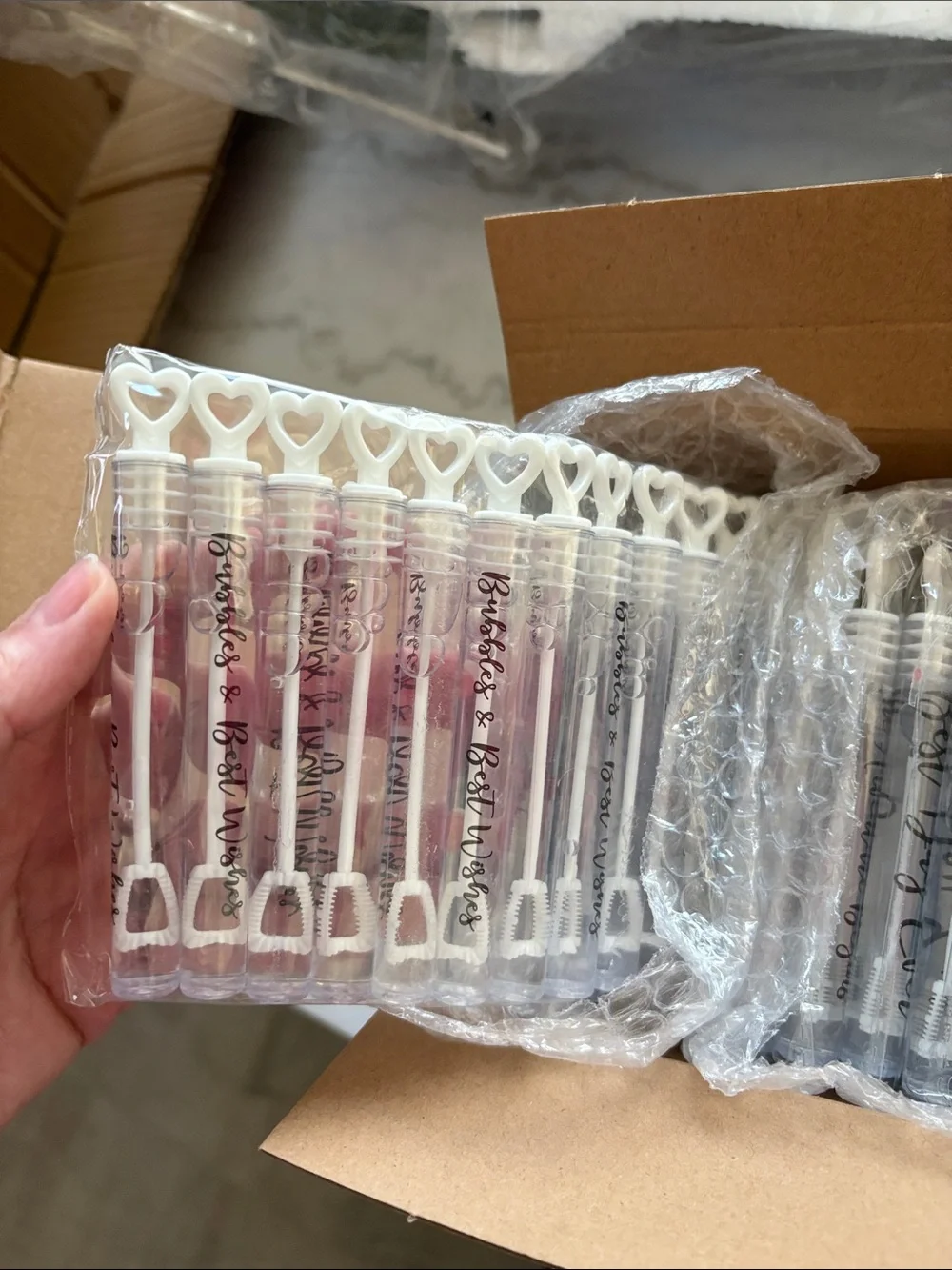 Wedding Mini Bubble Wands 120 count